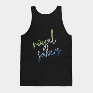 CURSIVE royal sabers Tank Top